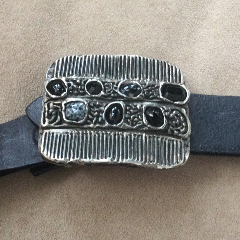 Chico Leather Adjustable Sliding Belt
